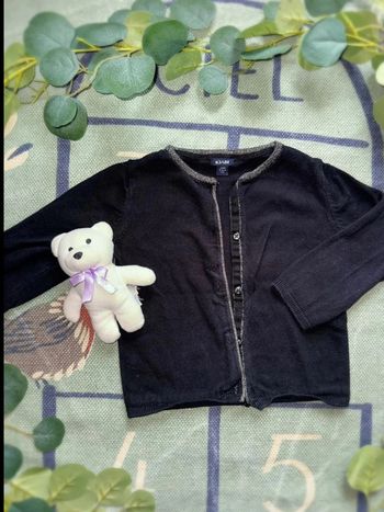 Gilet 2 ans liseré doré