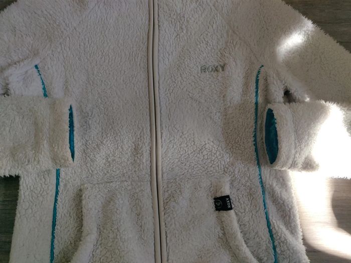 Manteau veste fausse fourrure Roxy taille S - photo numéro 3