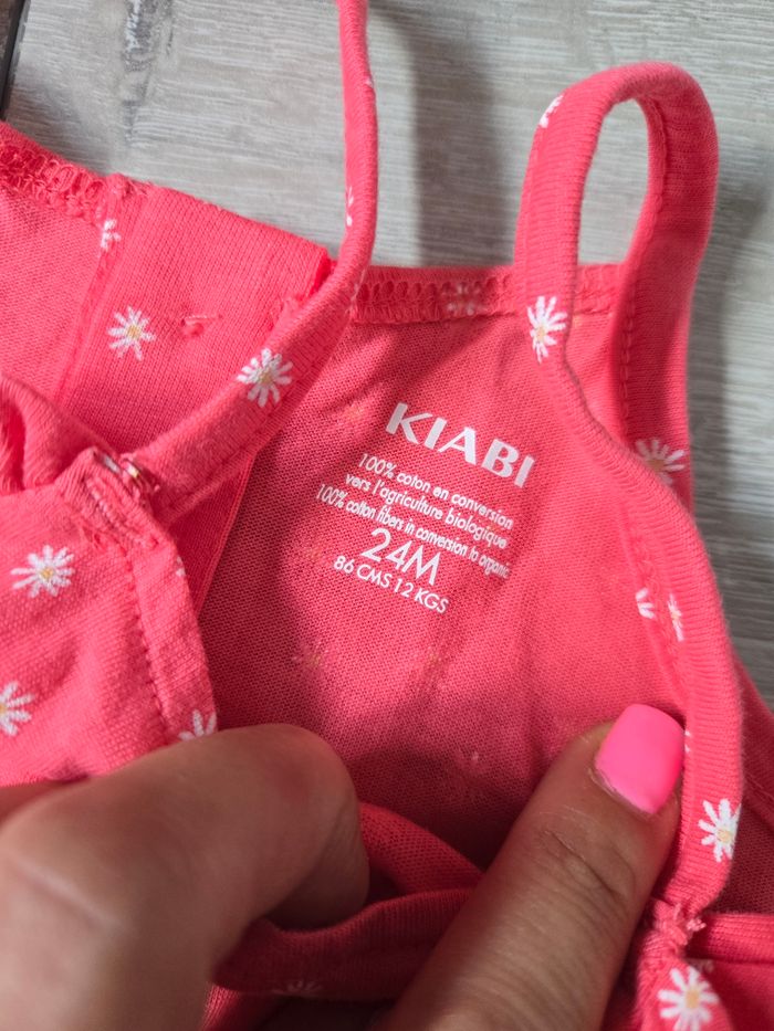 Robe courte bébé fille 24mois 86cm kiabi - photo numéro 3