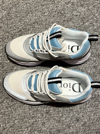 Chaussure b22 blanche gris bleu 