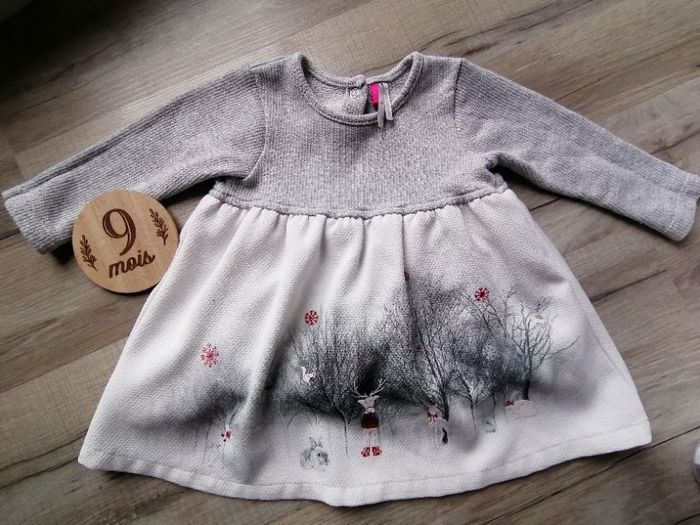 Robe 9 mois fille