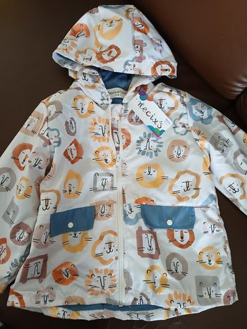 parka blouson garcon anti pluie léger 12/24 mois 