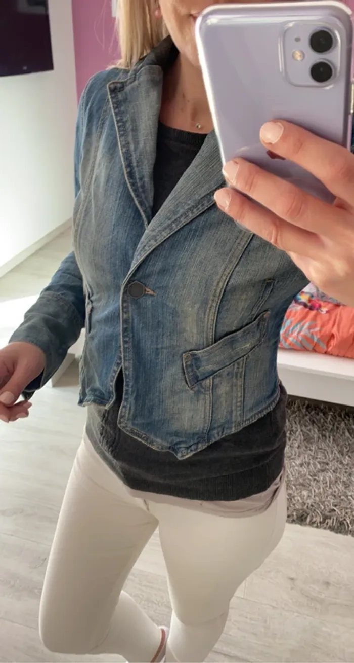 Veste en jeans Etam - photo numéro 5