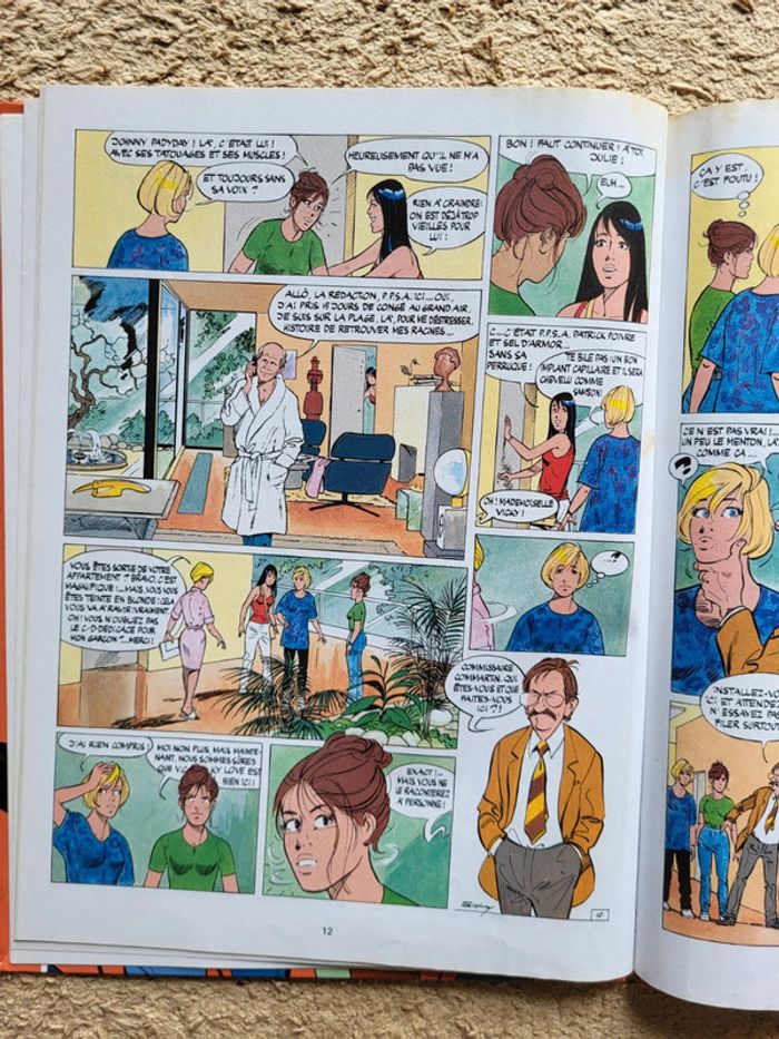 BD Julie Claire Cécile Tome 15 Opération Showbiz de Sidney et Bom - photo numéro 7