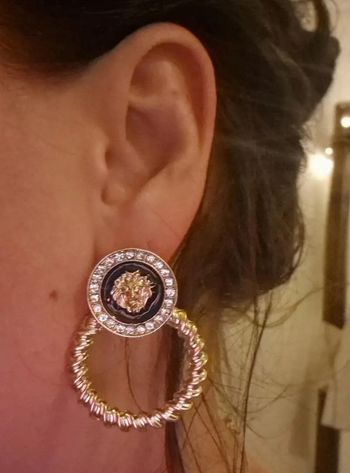 Boucles d'oreilles en acier inoxydable 