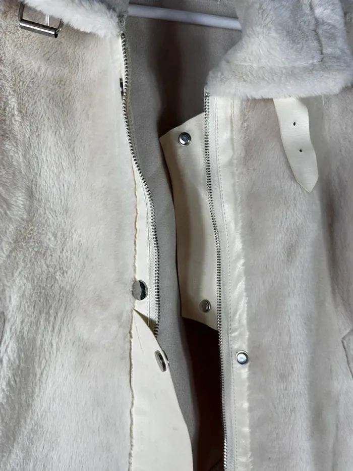 Veste fausse fourrure YesStyle – Blanche/crème, chic & chaude - photo numéro 8