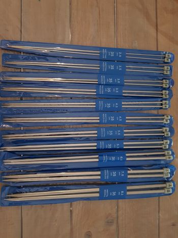 Aiguilles à tricoter