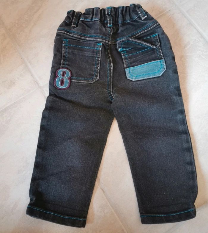 Pantalon jean bébé garçon 9 mois - photo numéro 2