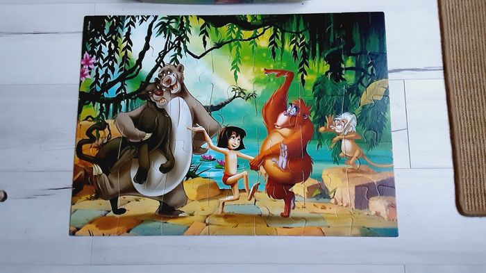 Puzzle enfant Livre de la jungle 35 pièces Maxifloor double face 70 x 50 cm - photo numéro 2