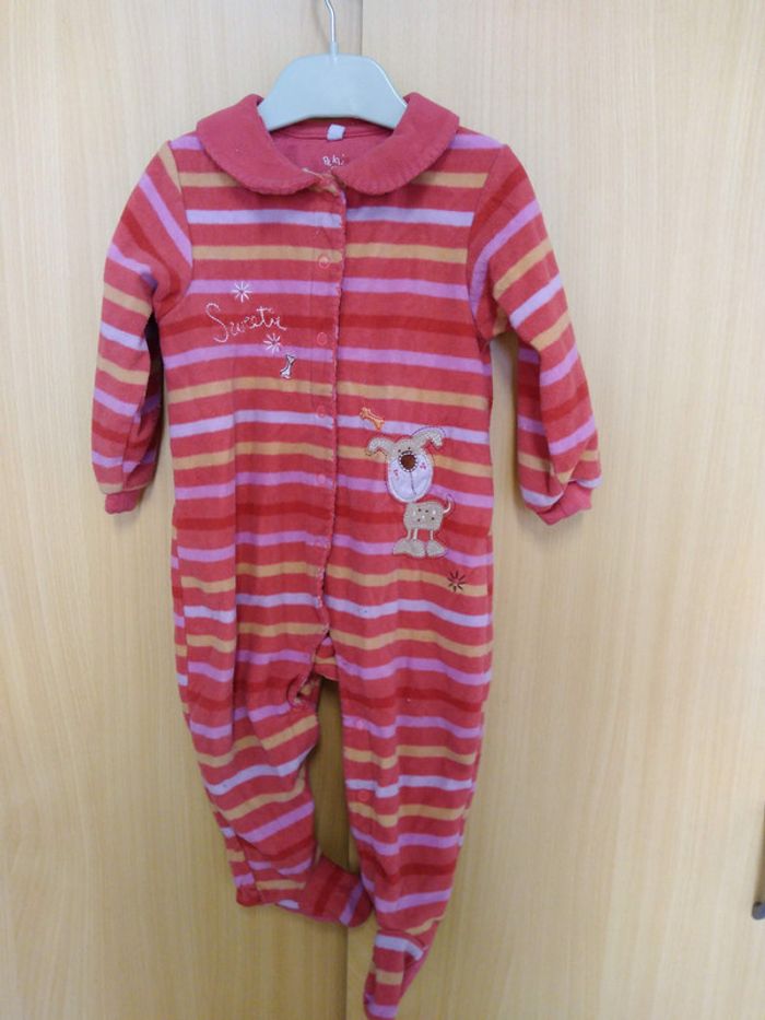 #lot de 2 pyjamas taille 12 mois - photo numéro 4