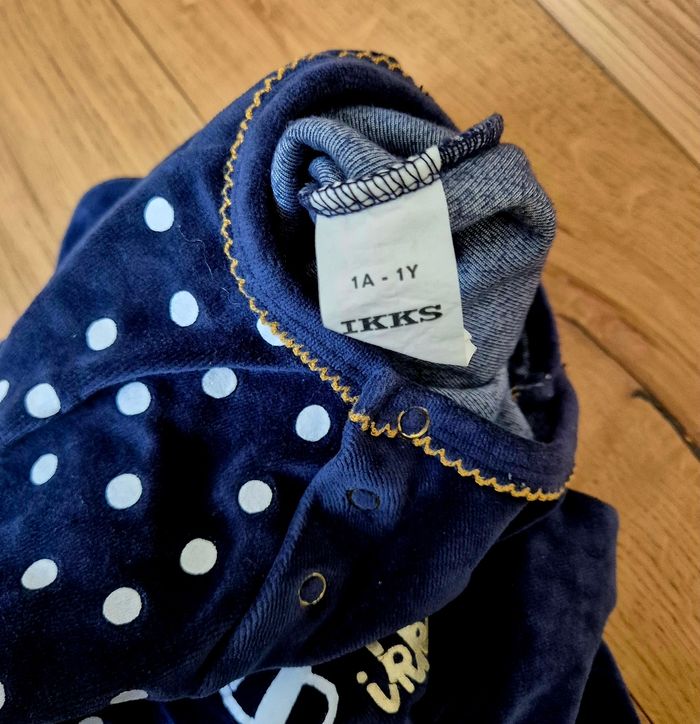 Pyjama velours 1 an IKKS - photo numéro 8