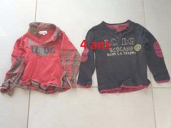 2 t-shirt manche longue n ° 5