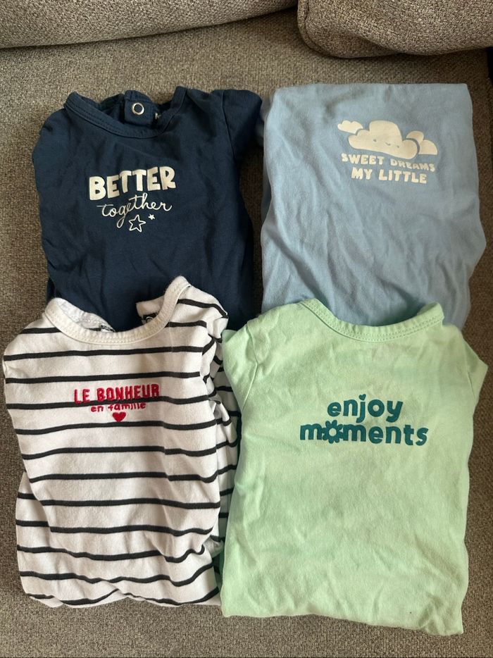 Lot de 4 pyjamas coton