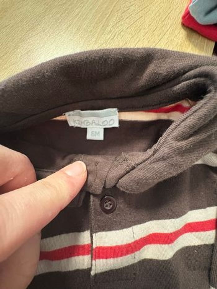 Lot 7 bodies et 2 t-shirt manches longues 6 mois - photo numéro 7