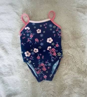 Maillot de bain fleurit 1 pièce