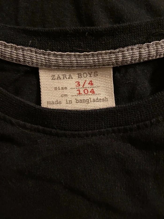 Tee-shirts T.3/4 ans Zara Boys - photo numéro 2