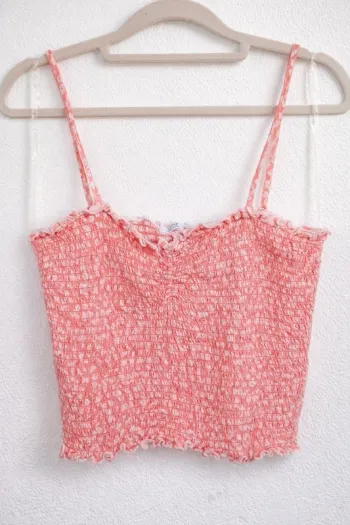 Haut smocké rose – Ardene