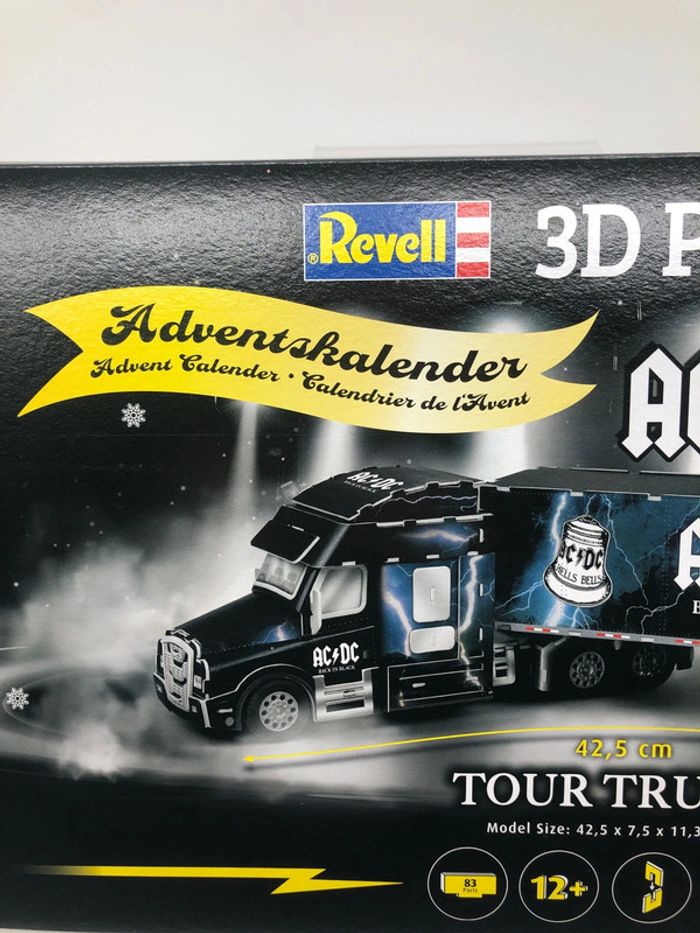 AC/DC 3D puzzle tour truck calendrier de l’avent - photo numéro 2