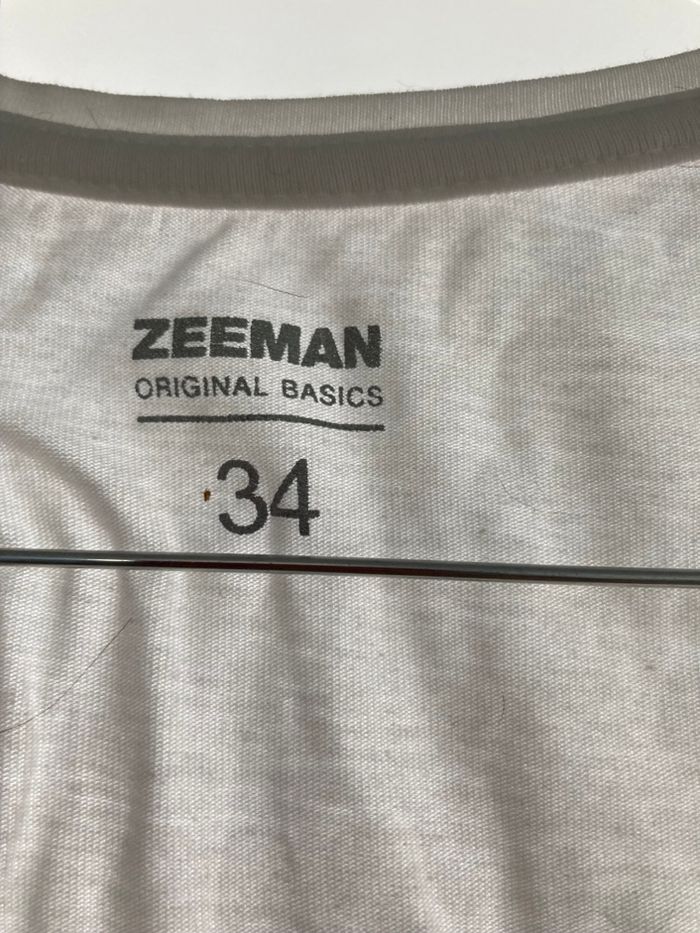 Lot t-shirt zeeman - photo numéro 3