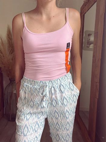 Débardeur rose pâle stretch Atmosphere Taille 36 (EU)