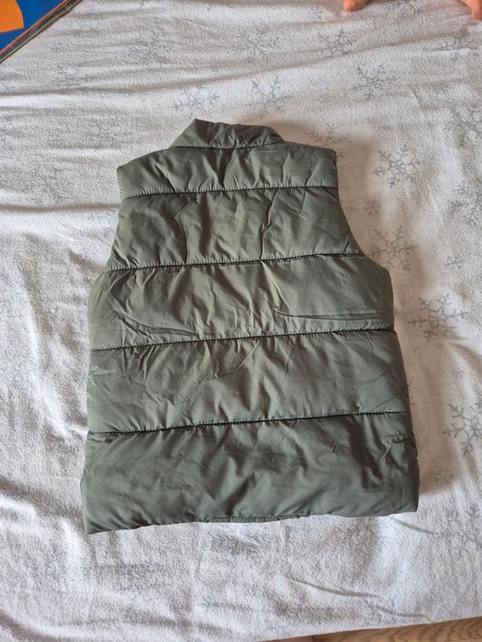 Blouson sans manches kaki 24 mois - photo numéro 4