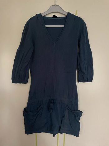 Tunique de mi-saison bleue Walk and Talk