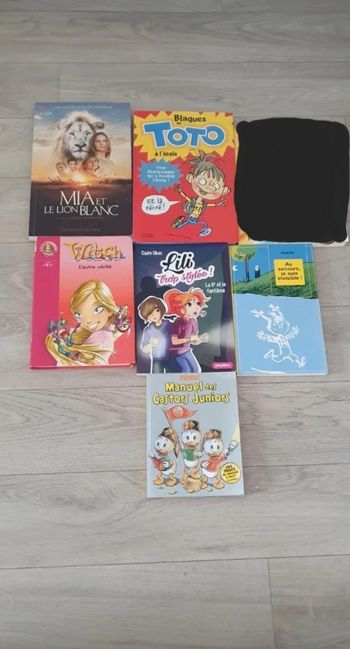 Lot de 6 livres à partir de 8 ans
