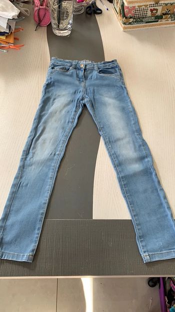 Jean super skinny bleu délavé 8 ans Tape A L Œil