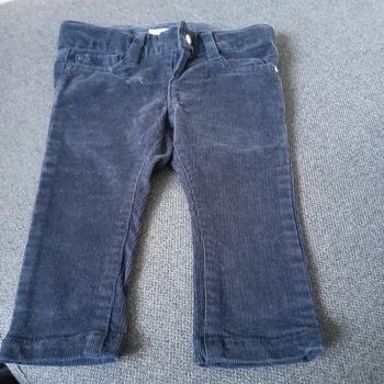 Pantalon style velours