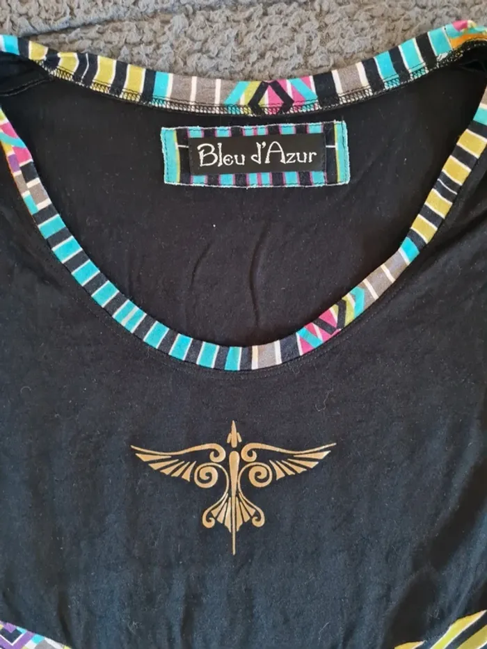 T-shirt Bleu d'Azur - photo numéro 4