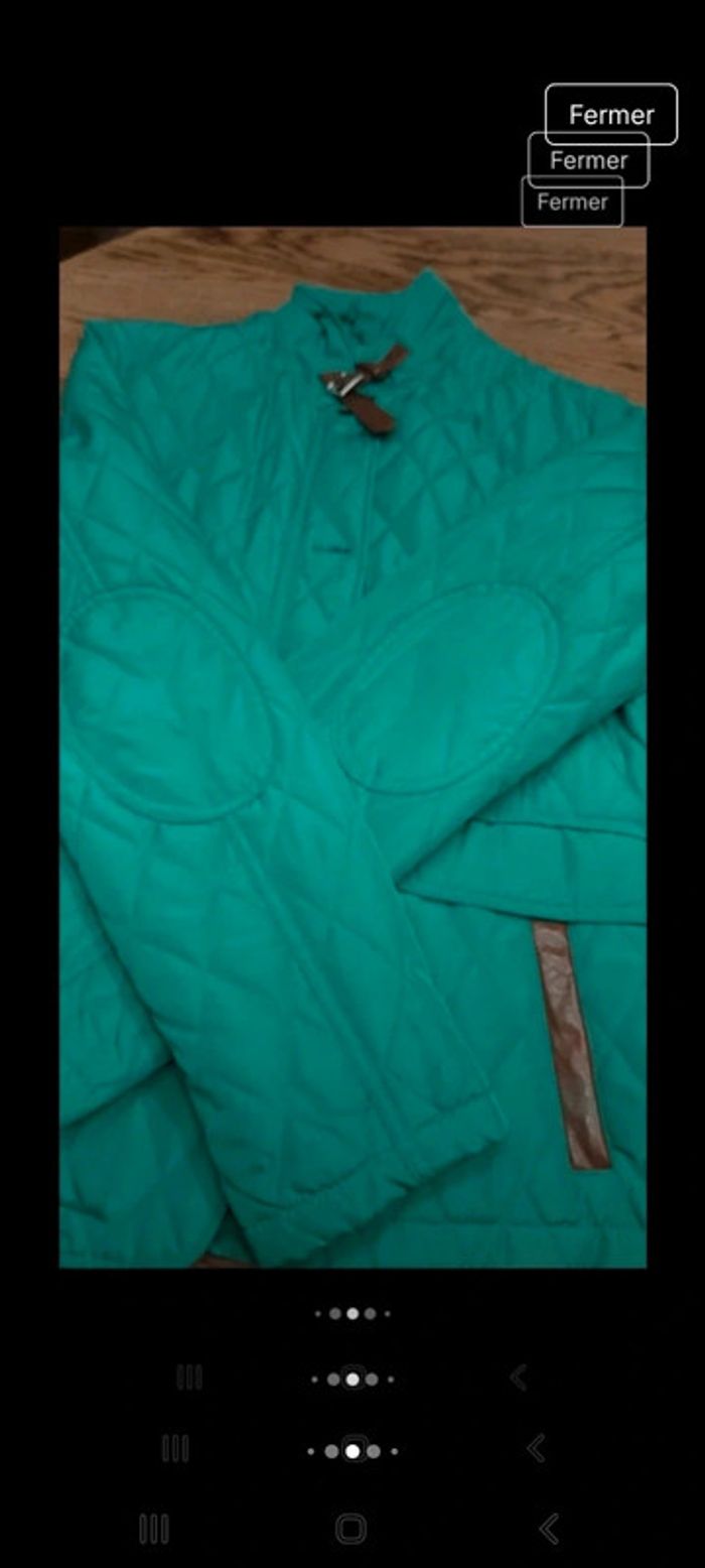 Veste coupe vent verte Clarina taille 42 - photo numéro 15
