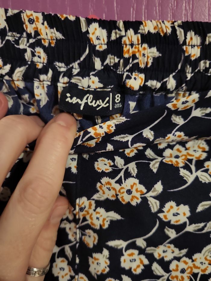 Pantalon fluide fleuri - photo numéro 3