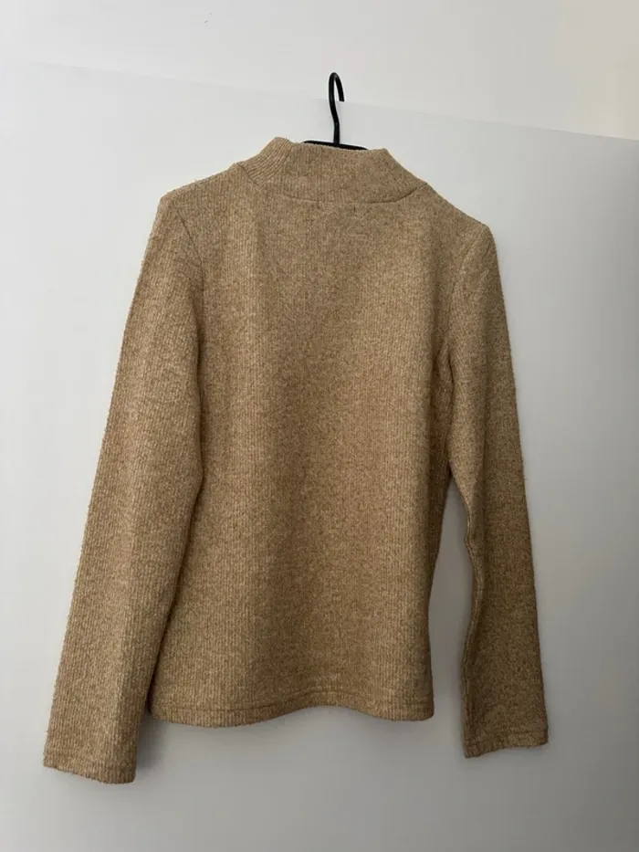 Pull jaune/beige Amisu - photo numéro 6