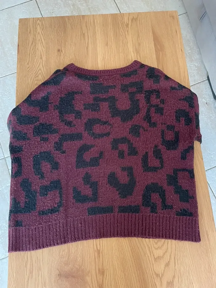 Pull motif léopard - photo numéro 4