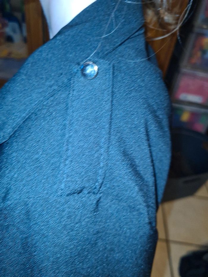 Veste longue à nouer noire longue italy - photo numéro 10