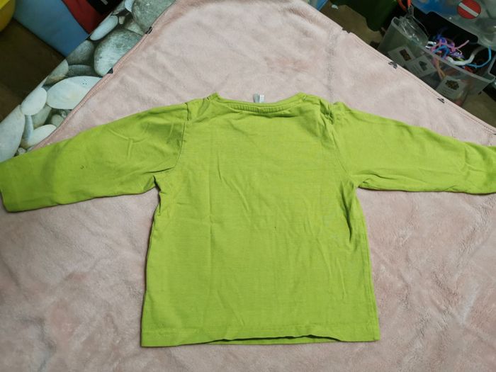 Tee shirt ML vert 2 ans orchestra - photo numéro 2