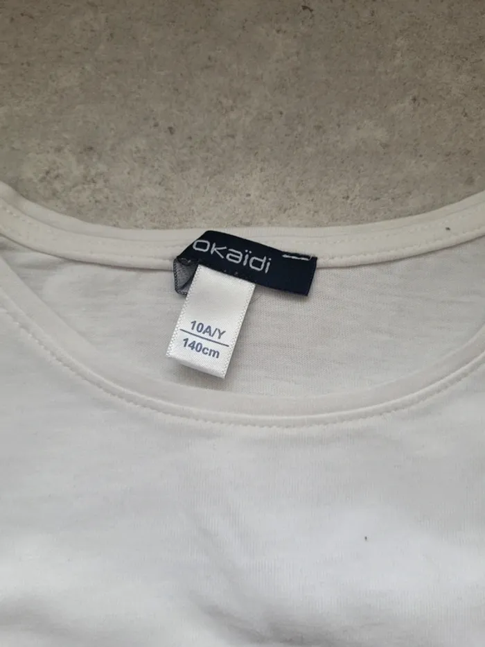 Tee shirt manches longues fille 10 ans - photo numéro 3