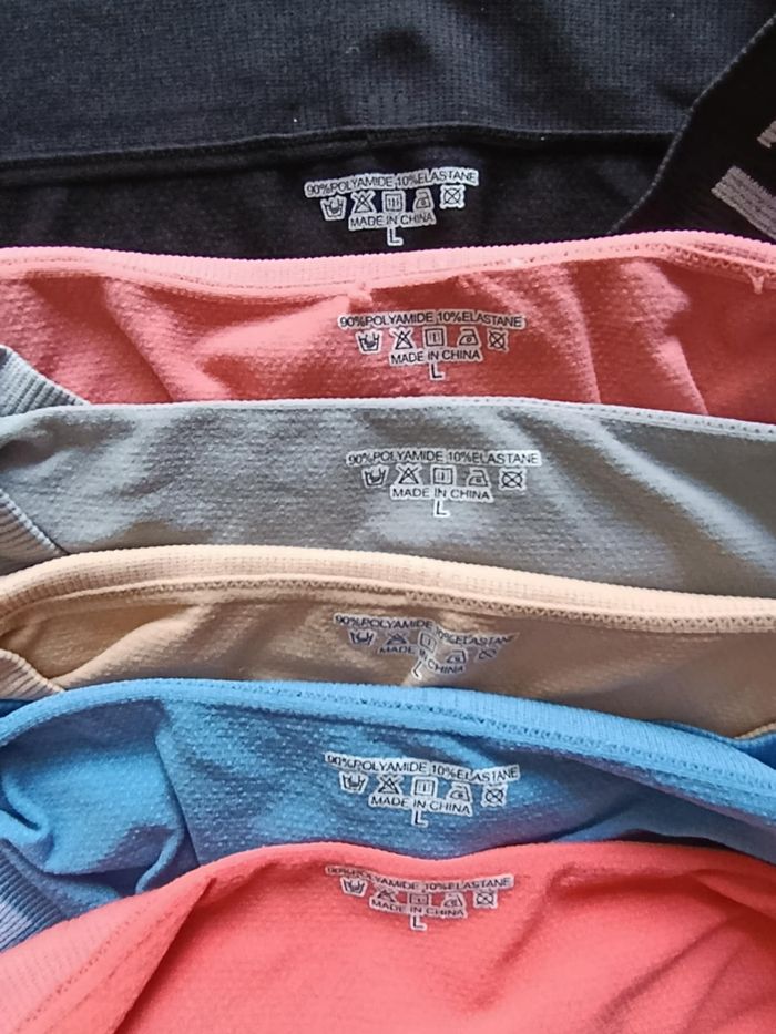 Urgent lot 6 boxer femme 40/42 sans couture élastique à la taille neuf - photo numéro 2