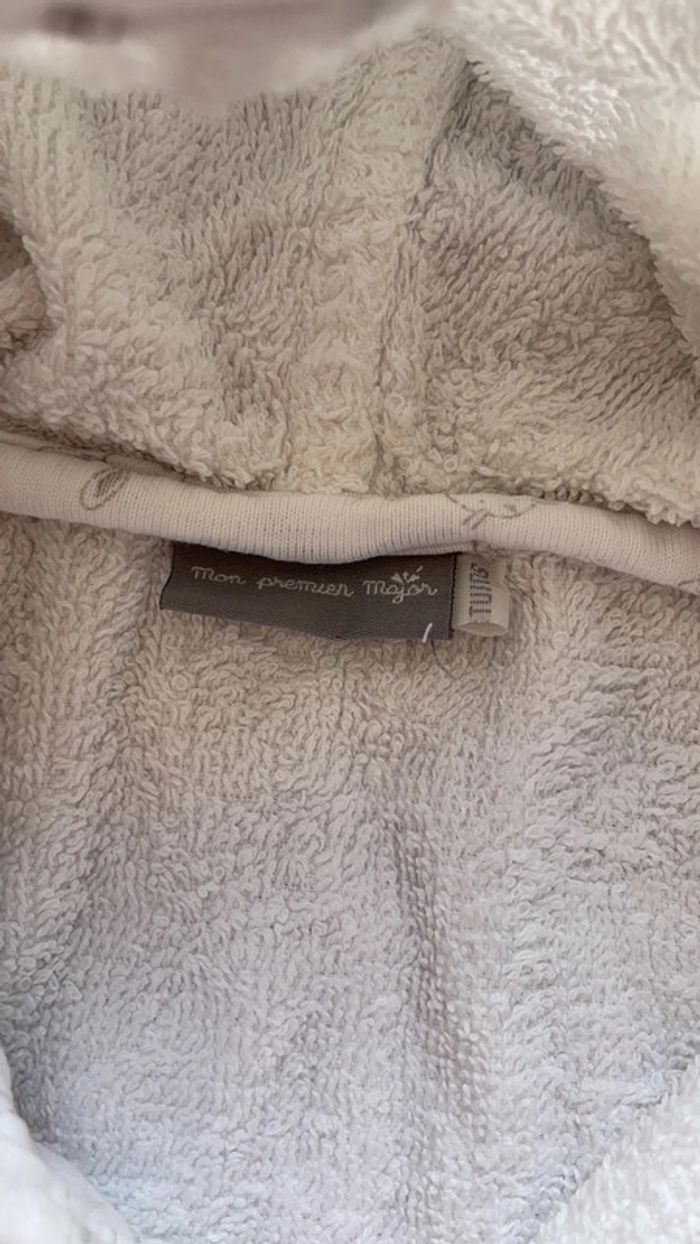 Cap de bain avec capuche motif lapin mixte serviette - photo numéro 4