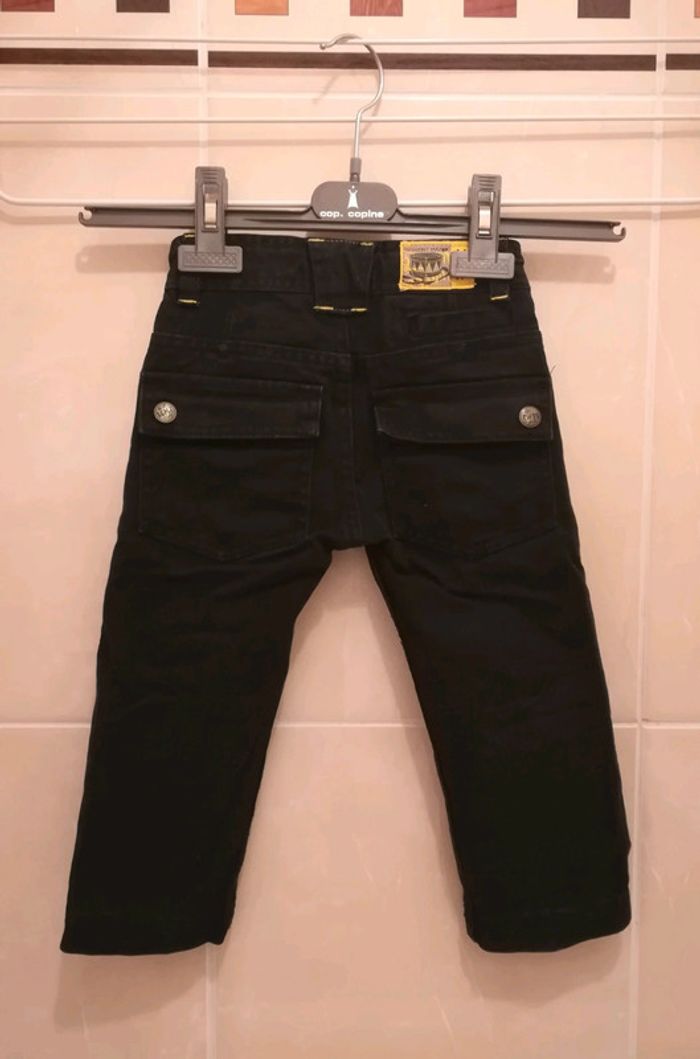 Pantalon noir NEUF T24 mois (86cm) - V92B - photo numéro 3