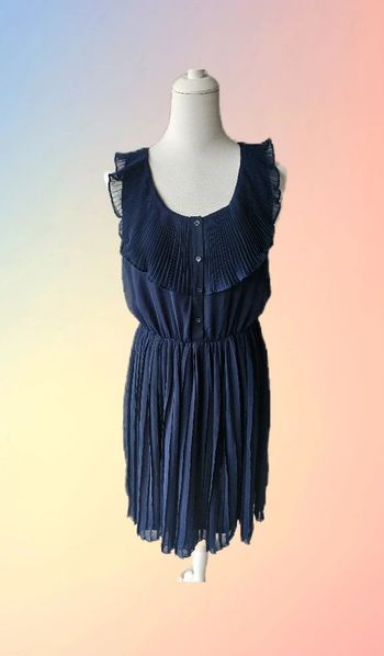 Robe longue plissée bleue marine, Mint.g.berry, taille M