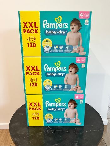 Pampers Baby-Dry Taille 4  – 360 couches