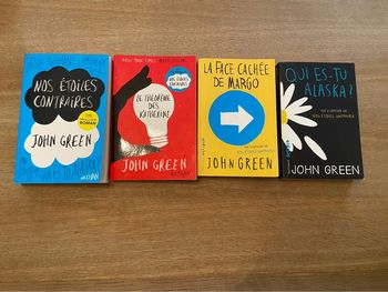 Quatre romans John Green Où es-tu Alaska, Nos étoiles contraires, Le théorème des Katherine etc