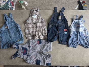 Lot de 5 salopettes