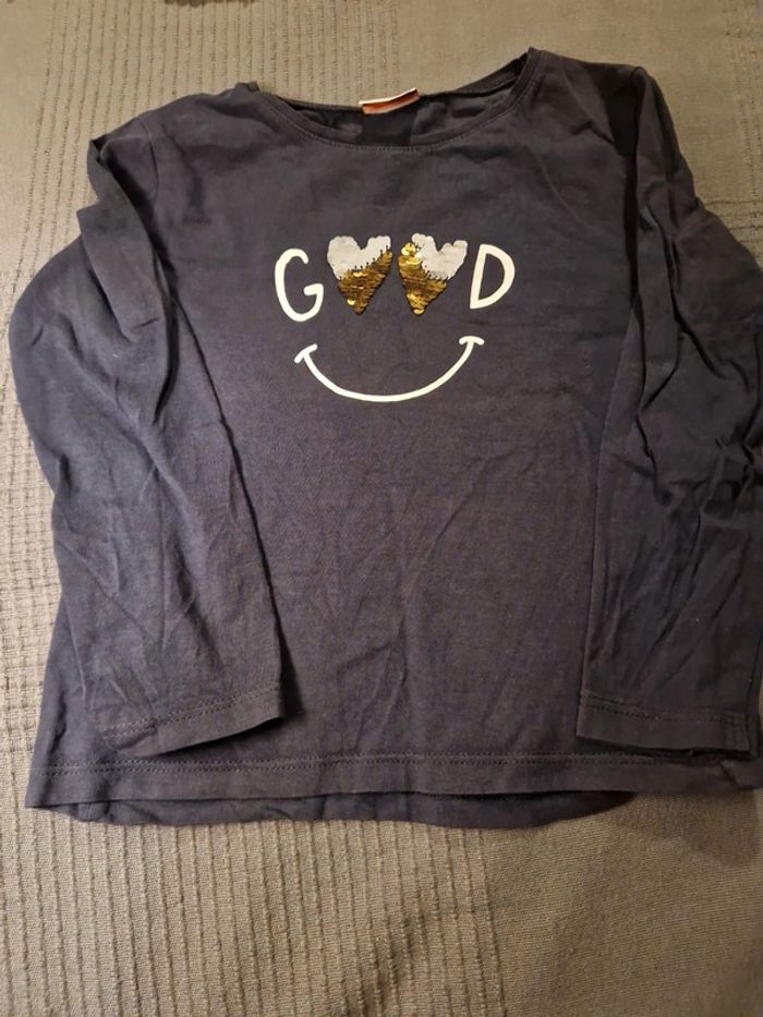 Tee-shirt manche longue fille - photo numéro 3