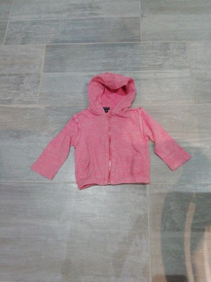Petite veste capuche 18 mois fille