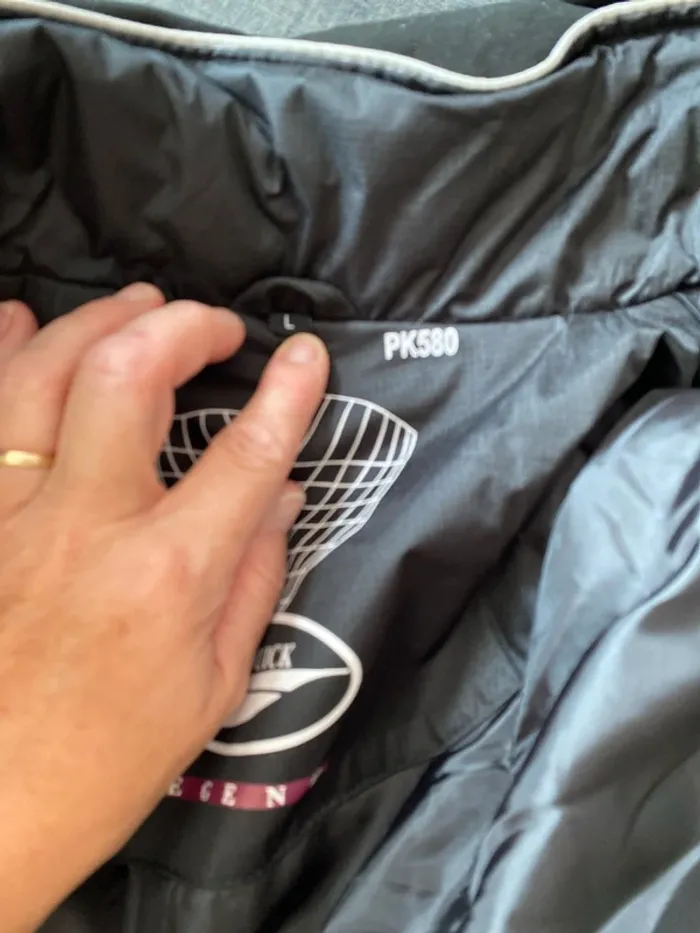 Parka NEUVE doublée avec double fermeture Penduick noir L - photo numéro 6