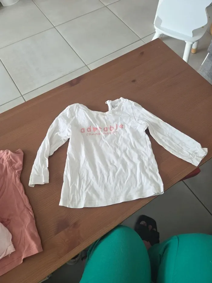 Lot Tee-shirt 18 mois fille - photo numéro 2