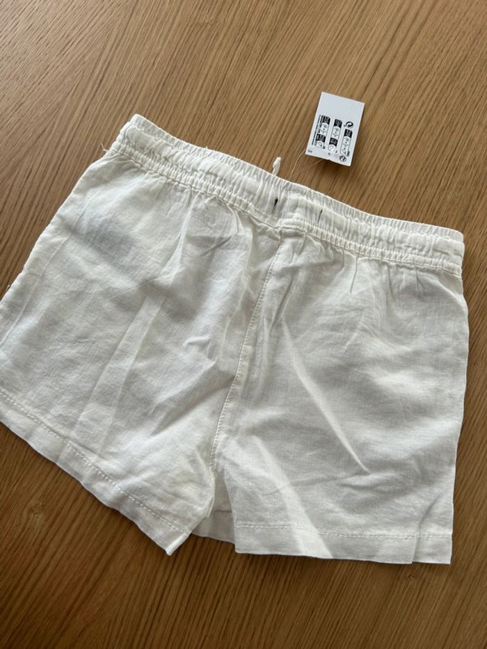 Short en lin TEX 6/7ans - photo numéro 3
