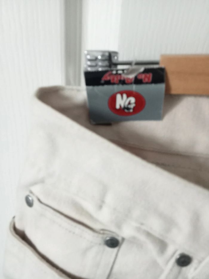 jean no gulty couleur crème / écru neuf taille 48 - photo numéro 5